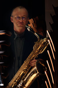 Bernd Aschmoneit - Baritonsaxophon - Musiker bei Echelle Varielle, dem Saxophonquartett aus Nürnberg